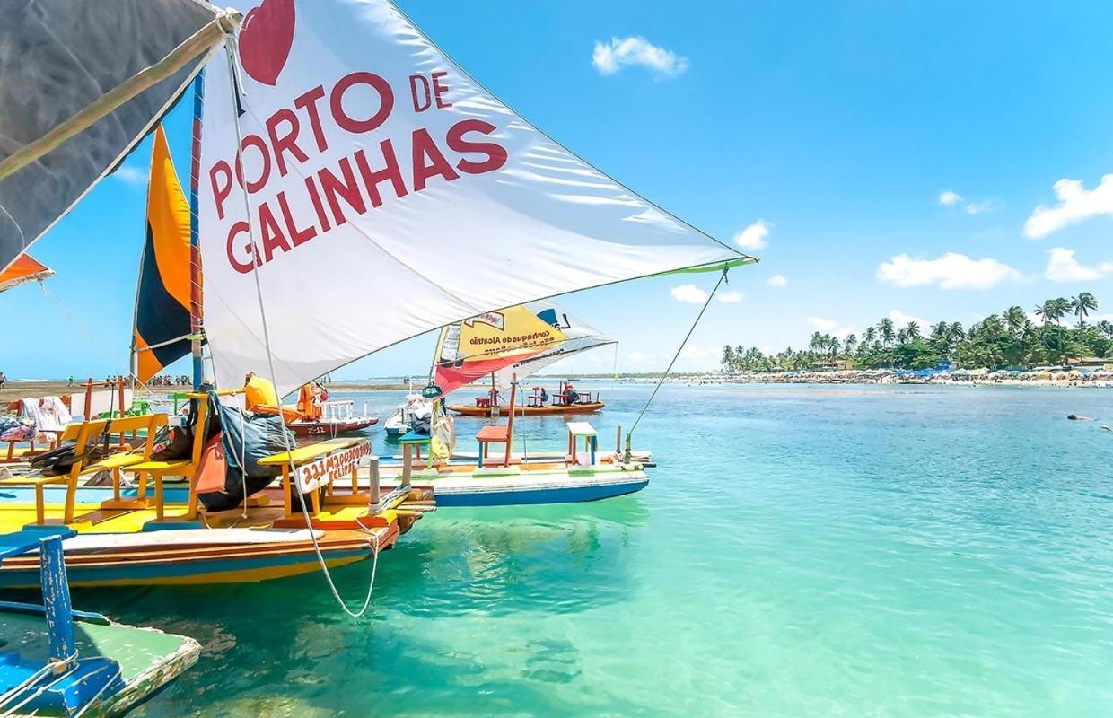 Marulhos Resort Beach - 2 Quartos & 1 Quarto Pôrto das Galinhas 외부 사진